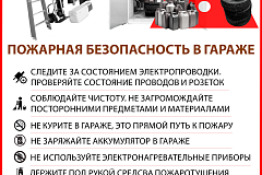 Пожарная безопасность в гараже